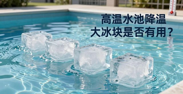 大冰块游泳池降温效果_荆州高温水池降温大冰块_冰块降温实际应用分析